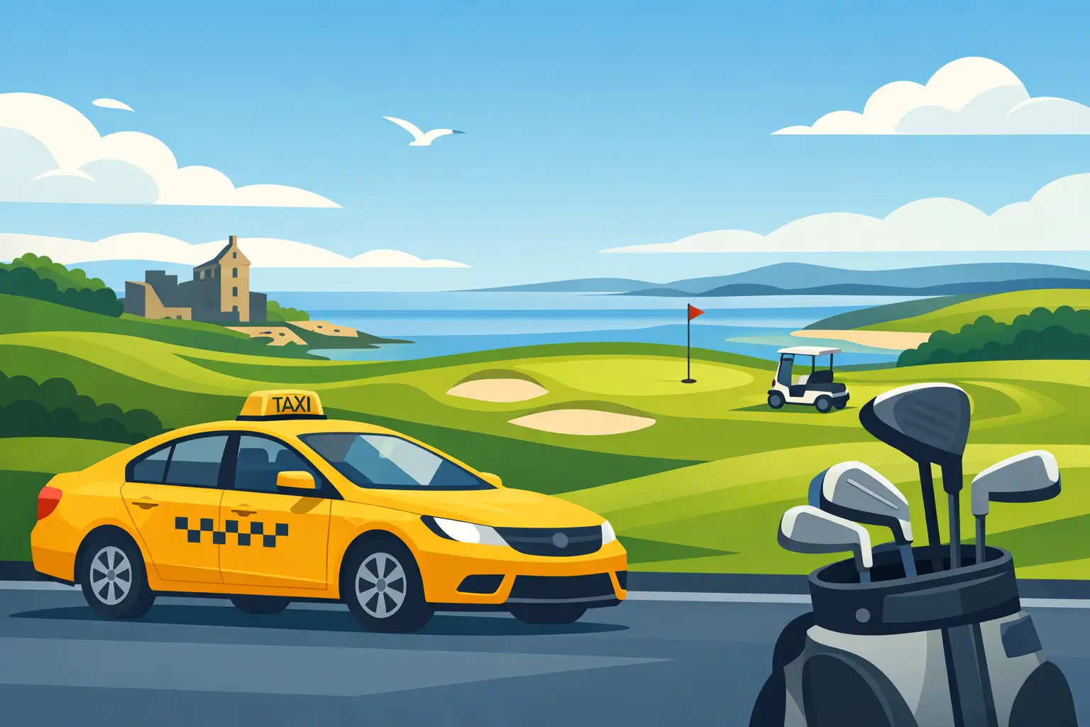 Taxi to Golf Courses Fife Made Simple