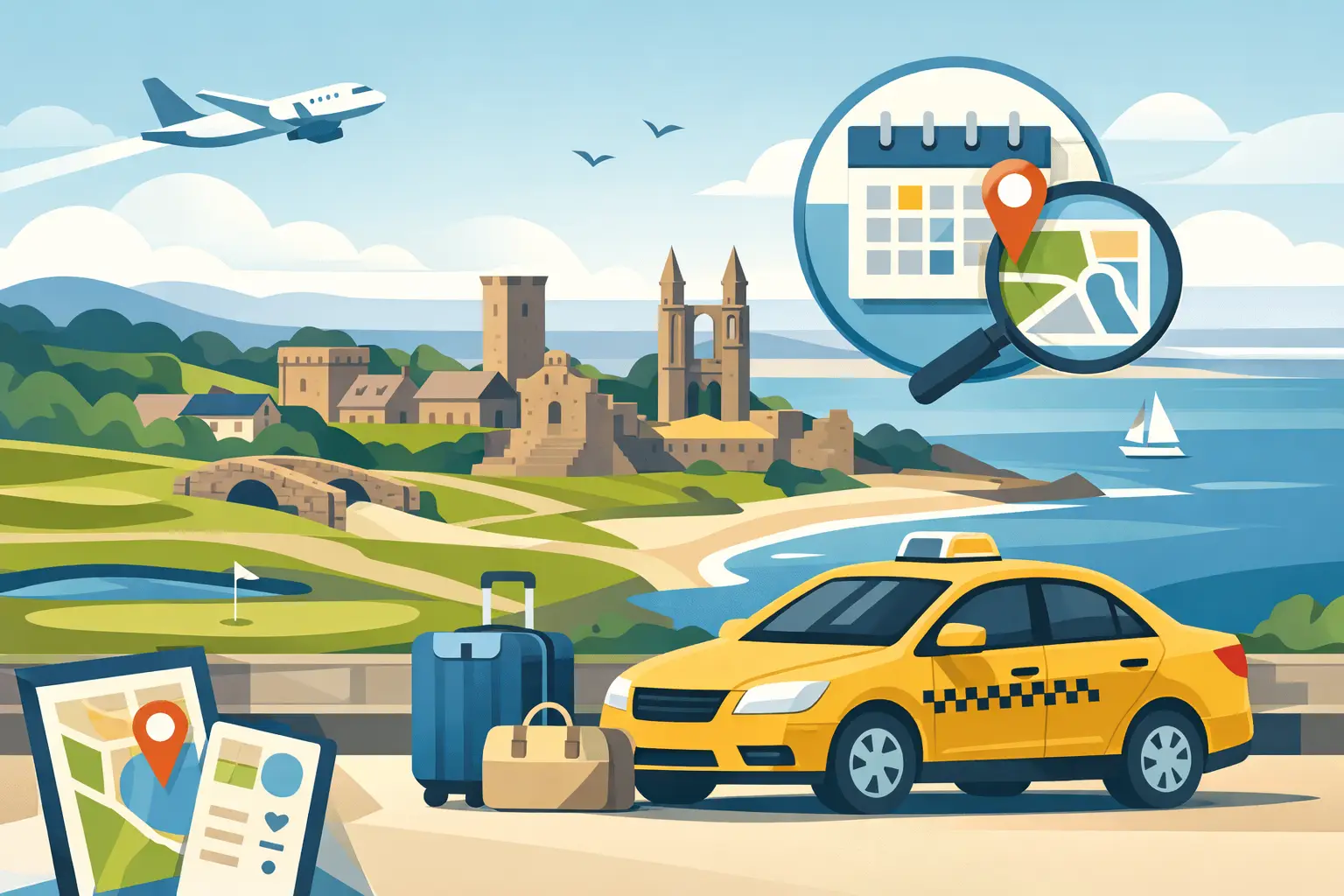 Coast Lark St Andrews Taxi Travel Planning